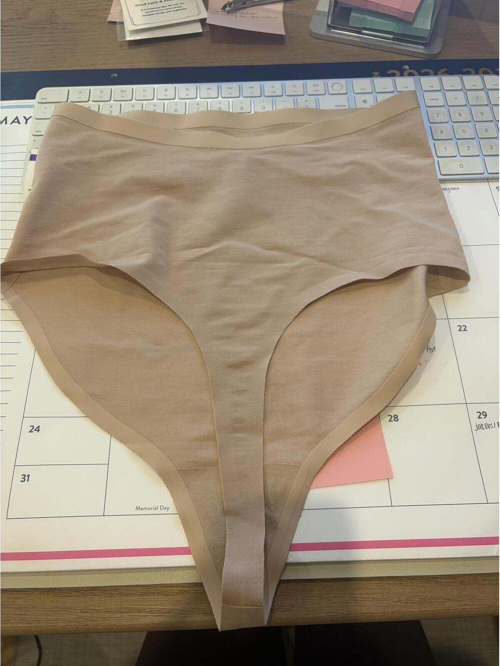 Skims High Rise Thong Underwear XL